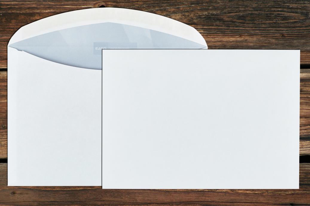 Kuvertierhüllen C5 162x29 mm Nassklebend Hochweiß 80 g/qm